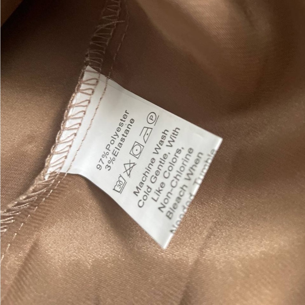 Light Brown Satin Nightgown Dress - Picture 10 of 10